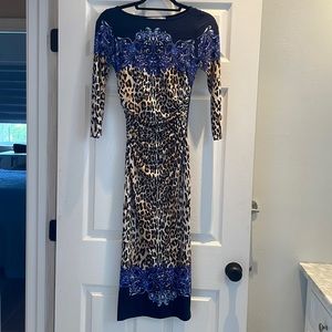 Boston proper leopard dress